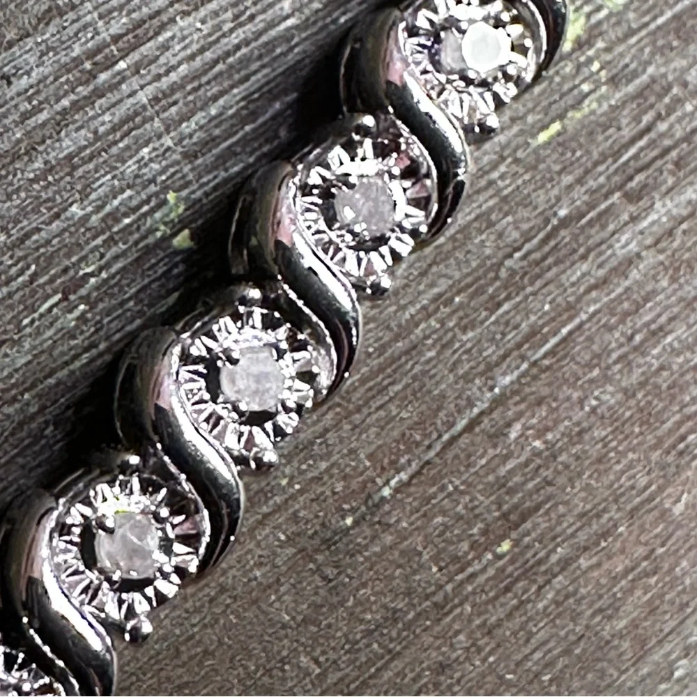 ‎ Diamond Tennis Bracelet 1/2 carat - Picture 5 of 9